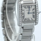 2021 PAPERS Cartier Tank Francaise 20mm IVORY DIAMOND Quartz W4TA0008 3217 BOX