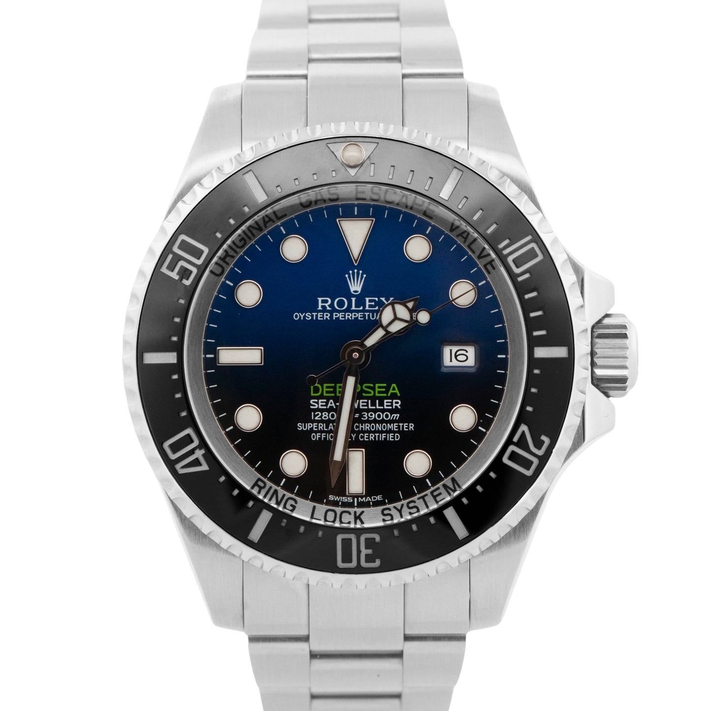 Rolex Sea-Dweller Deepsea JAMES CAMERON Blue Black Steel 116660 44mm Dive Watch