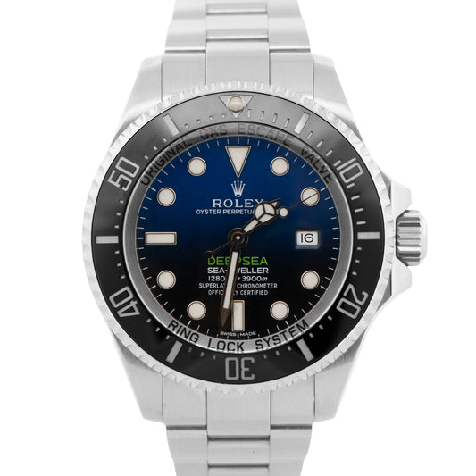 Rolex Sea-Dweller Deepsea JAMES CAMERON Blue Black Steel 116660 44mm Dive Watch