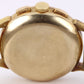 VINTAGE Omega Chronograph Tachymetre 14k Yellow Gold Silver 34mm 2279 Watch
