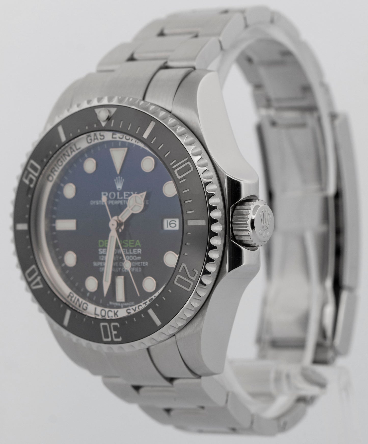 Rolex Sea-Dweller Deepsea JAMES CAMERON Blue Black Steel 116660 44mm Dive Watch