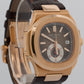 2022 PAPERS Patek Philippe Nautilus 40.5mm CHOCOLATE 18K Rose Gold 5980R-001 BOX