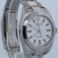 NOS STICKERED PAPERS Rolex Milgauss WHITE 40mm Stainless Steel 116400 Watch BOX