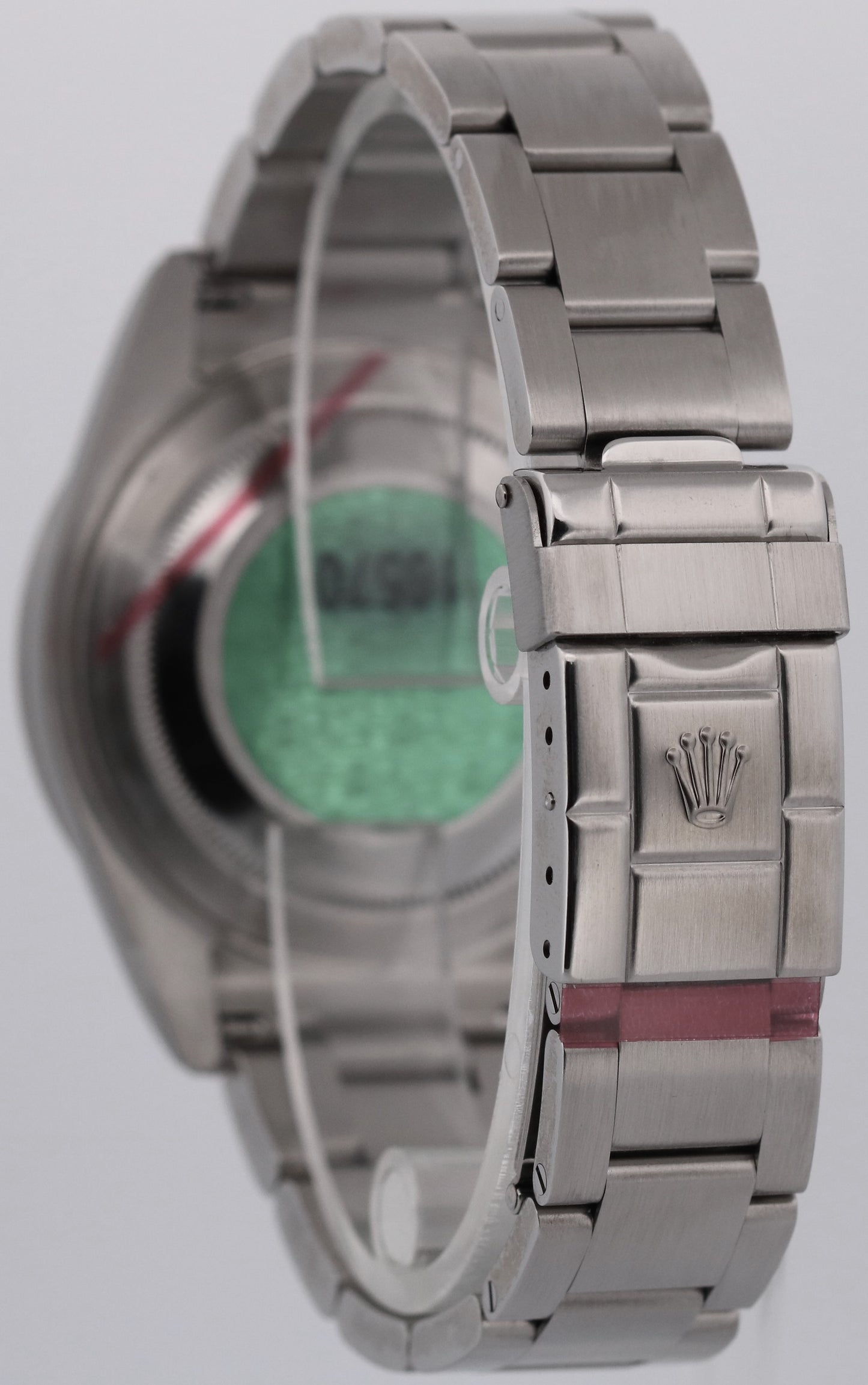 NOS SEALED UNWORN Rolex Explorer II 16570 40mm POLAR WHITE NO-HOLES Watch CARD