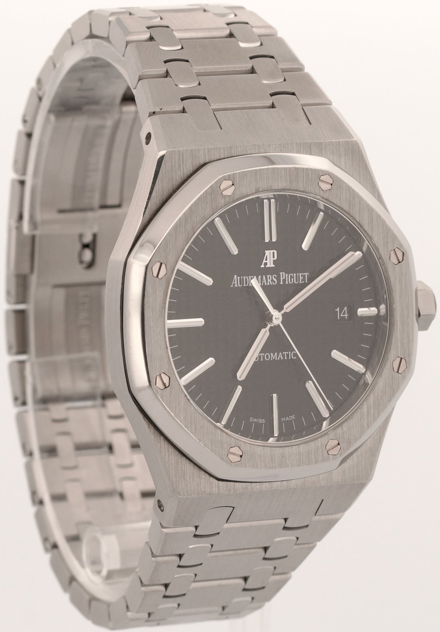 Audemars Piguet Royal Oak BLACK 41mm Stainless Steel Watch 15400ST.OO.1220ST.01