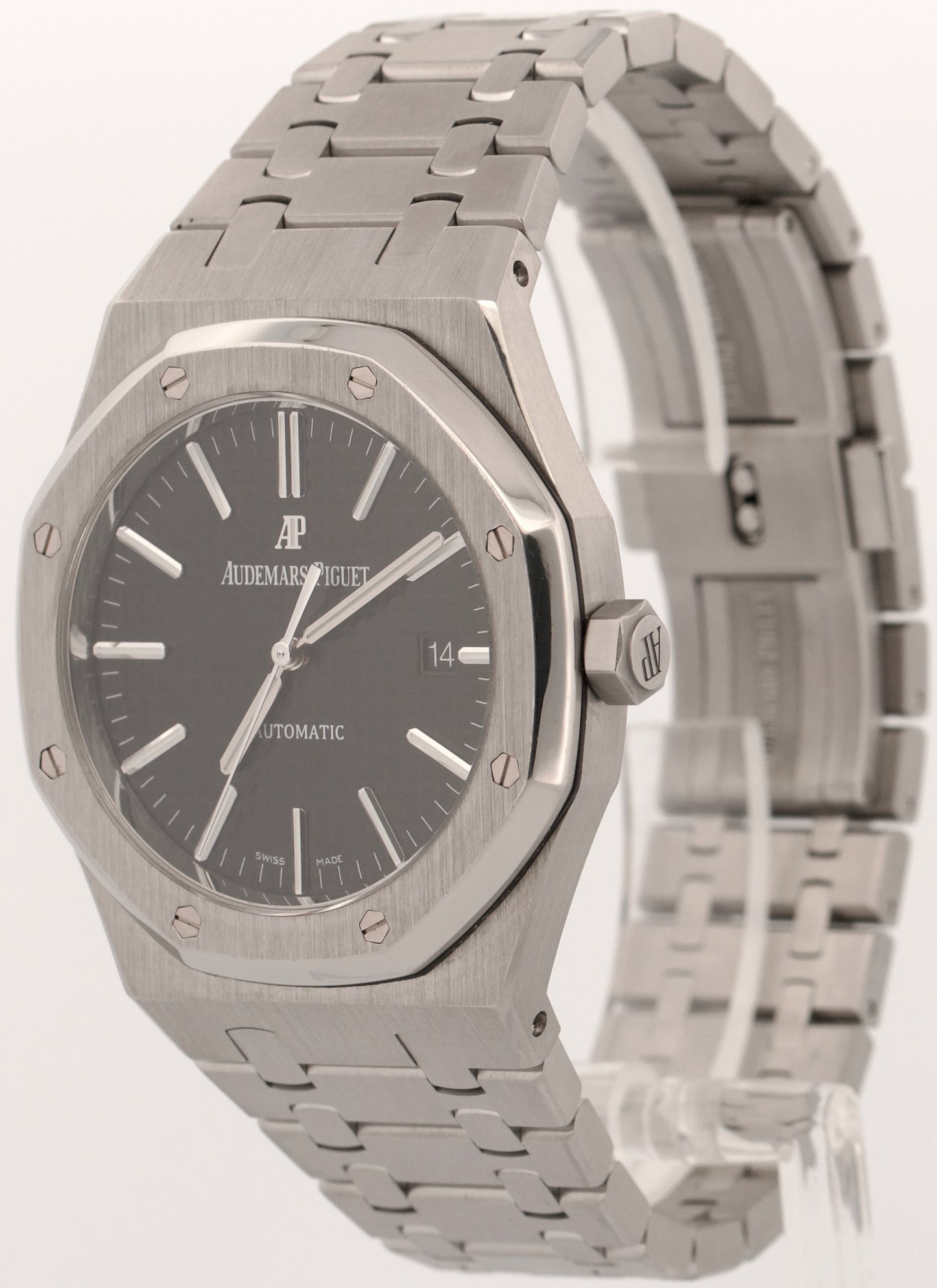 Audemars Piguet Royal Oak BLACK 41mm Stainless Steel Watch 15400ST.OO.1220ST.01
