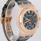 NEW Audemars Piguet Royal Oak Chronograph Green 18K Rose Gold Watch 26240OR B+P