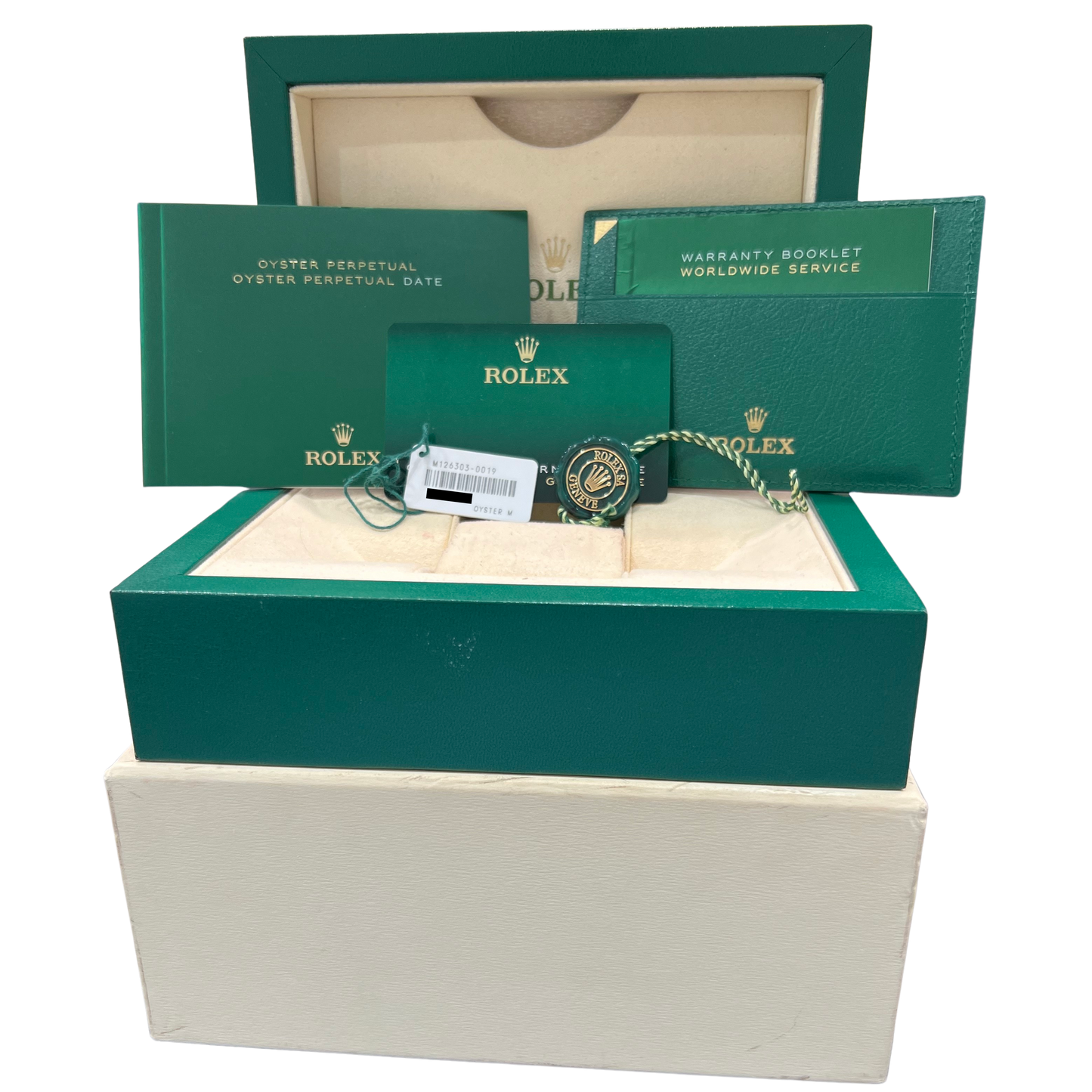 2021 PAPERS Rolex Datejust 41 WIMBLEDON 18k Gold Steel Oyster 41mm 126303 BOX