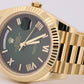 NEW DEC 2025 Rolex Day-Date 228238 President GREEN OMBRE ROMAN 40mm BOX PAPERS