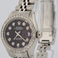 VINTAGE 1974 Rolex DateJust PURPLE DIAMOND Stainless Steel JUBILEE 26mm 6917