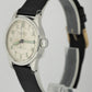 Vintage IWC Schaffhausen Tiffany & Co Stainless Steel Silver 30mm Leather Watch