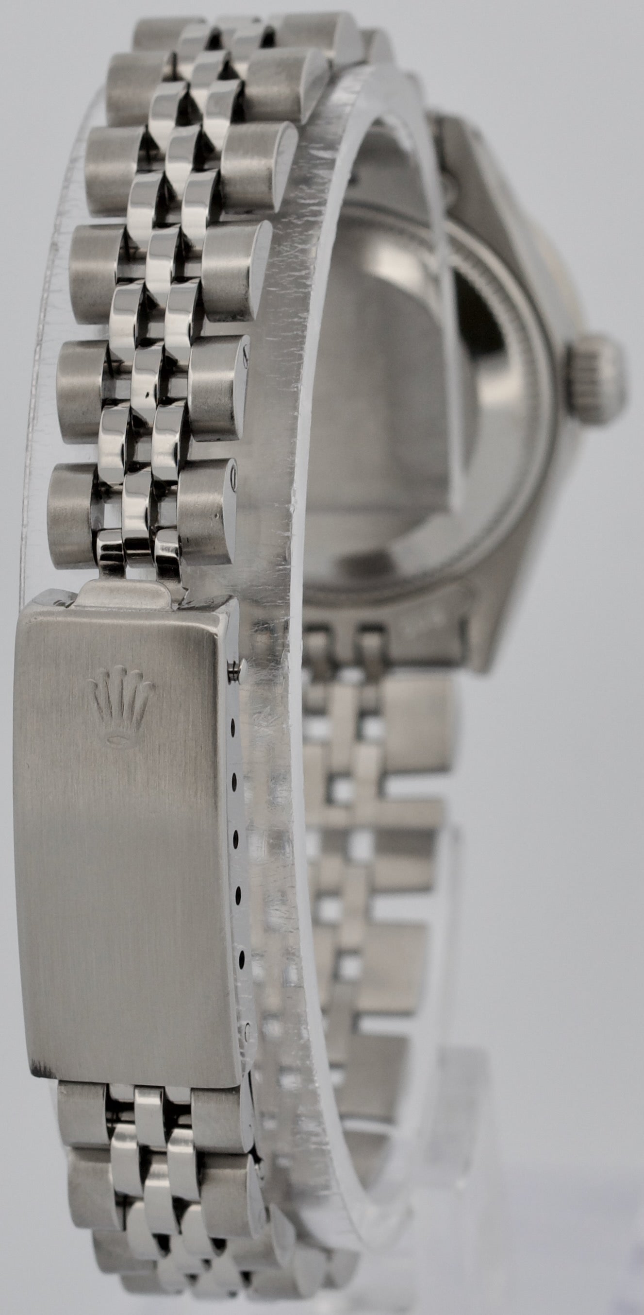 VINTAGE 1974 Rolex DateJust PURPLE DIAMOND Stainless Steel JUBILEE 26mm 6917