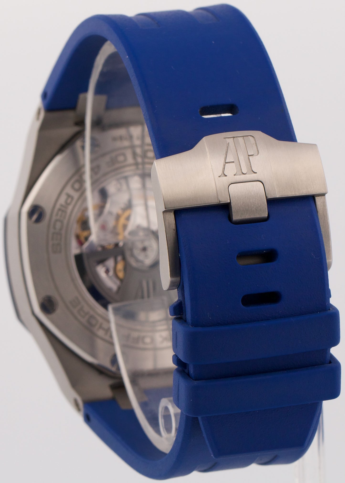 PAPERS Audemars Piguet Royal Oak Offshore BLUE Rubber Steel 44mm 26400SO BOX