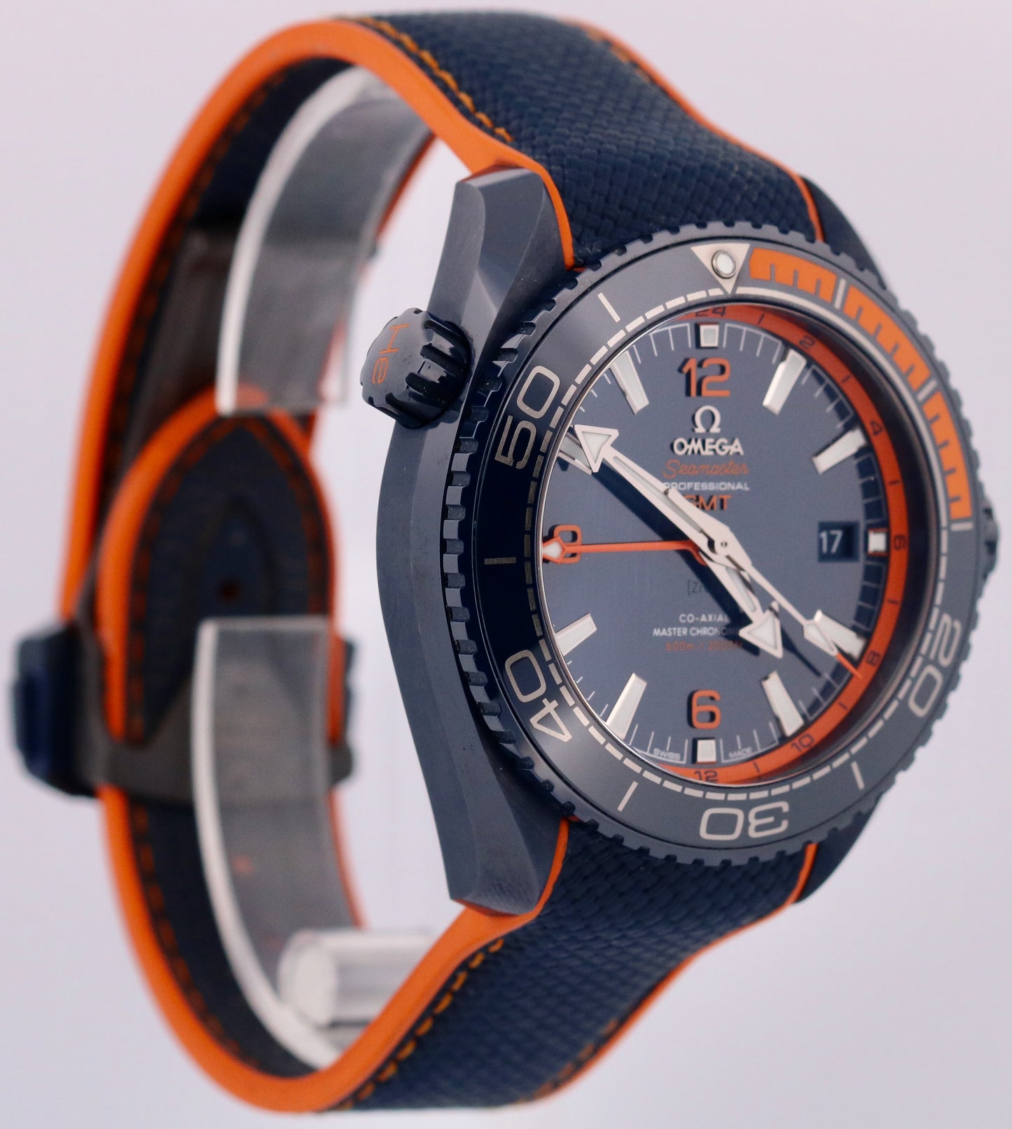 Omega Seamaster Planet Ocean BIG BLUE Ceramic 45.5mm 215.92.46.22.03.001 BOX