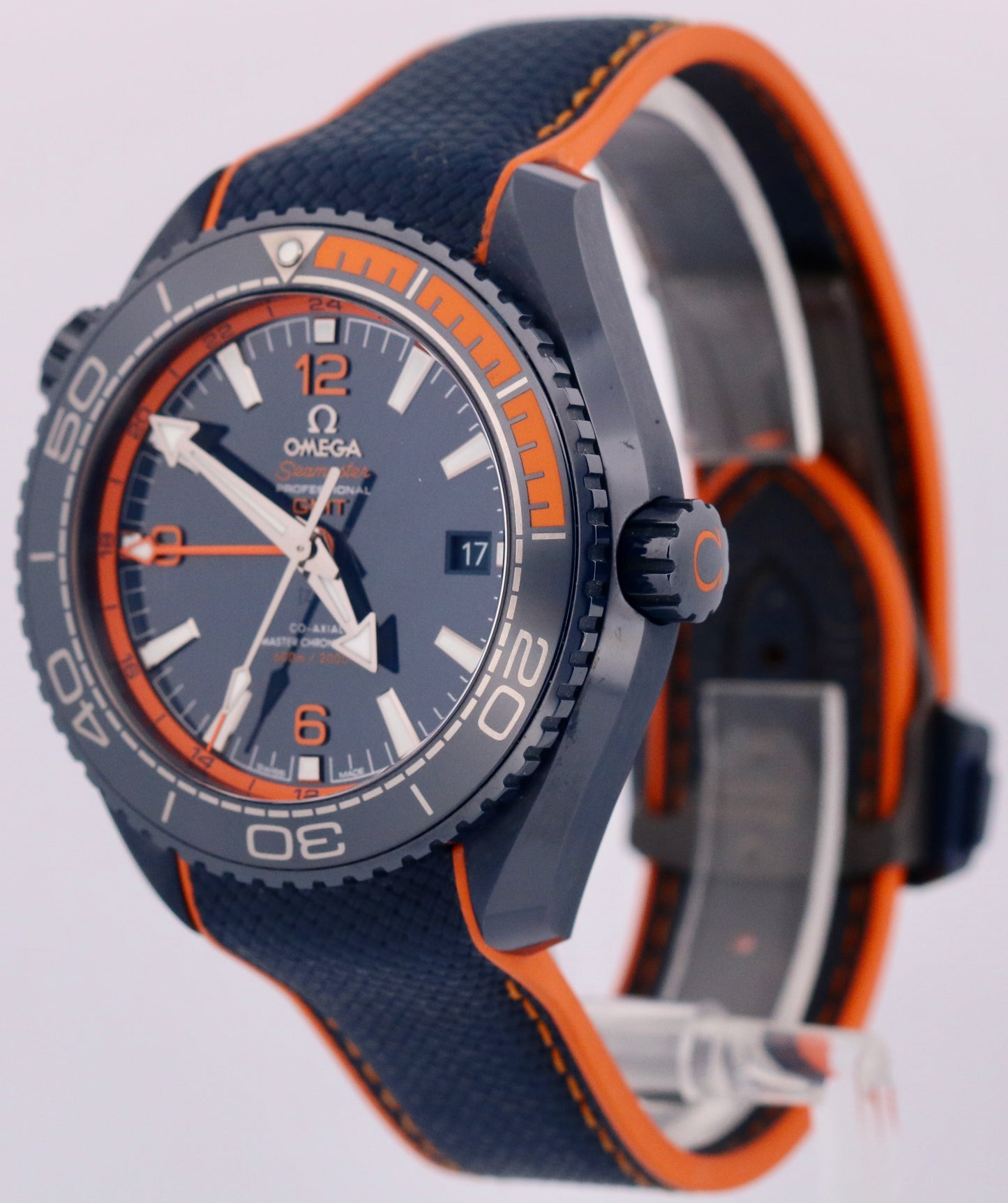 Omega Seamaster Planet Ocean BIG BLUE Ceramic 45.5mm 215.92.46.22.03.001 BOX
