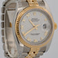 Rolex DateJust 36mm WHITE ROMAN Two-Tone JUBILEE Steel 18K Yellow Gold 116233
