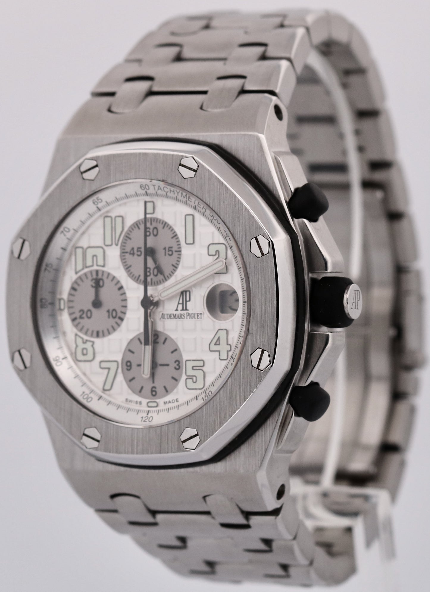 Audemars Piguet Royal Oak Offshore SILVER Chronograph Stainless Steel 26170ST