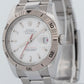 Rolex DateJust Turn-O-Graph Thunderbird White Red Stainless Steel Watch 116264