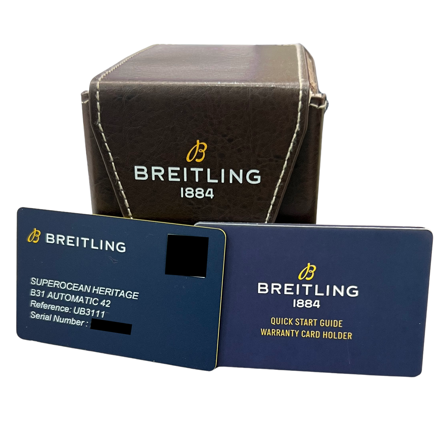 NEW PAPERS Breitling Superocean Heritage 42mm B31 Two-Tone 42mm Watch UB3111 BOX