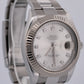 PAPERS Rolex DateJust II 41mm SILVER DIAMOND Steel 18K Gold OYSTER 116334 BOX