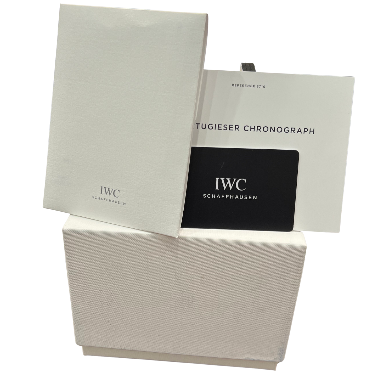 2021 IWC Portugieser Chronograph PAPERS Steel Silver 41mm Watch IW371617 BOX