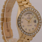 1983 PAPERS Rolex Day-Date President MOP DIAMOND 18K Yellow Gold 36mm 18038 BOX