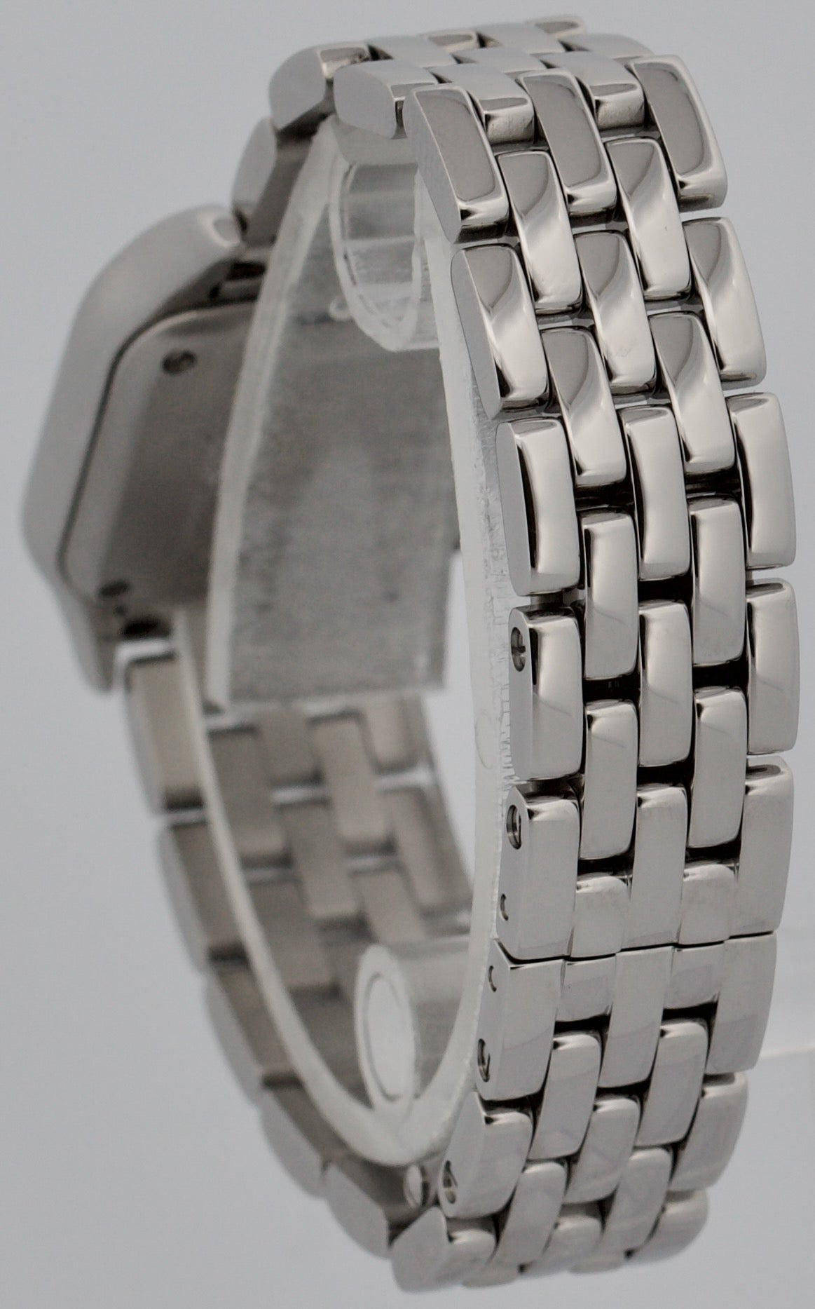 PAPERS Ladies Cartier Panthere Small Steel WHITE Roman 23mm Quartz 4177 WSPN0013