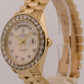 1983 PAPERS Rolex Day-Date President MOP DIAMOND 18K Yellow Gold 36mm 18038 BOX