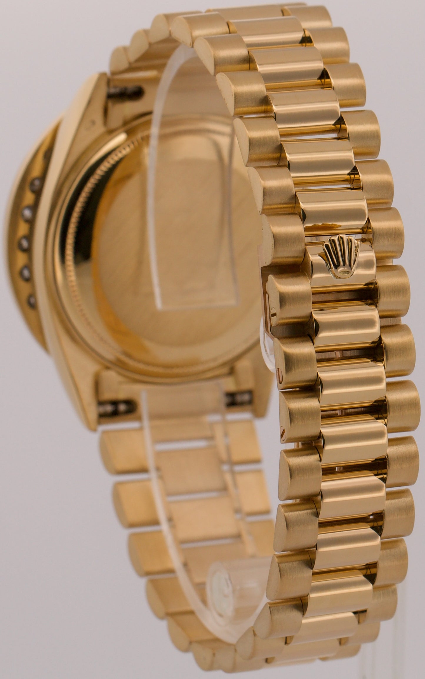 1983 PAPERS Rolex Day-Date President MOP DIAMOND 18K Yellow Gold 36mm 18038 BOX