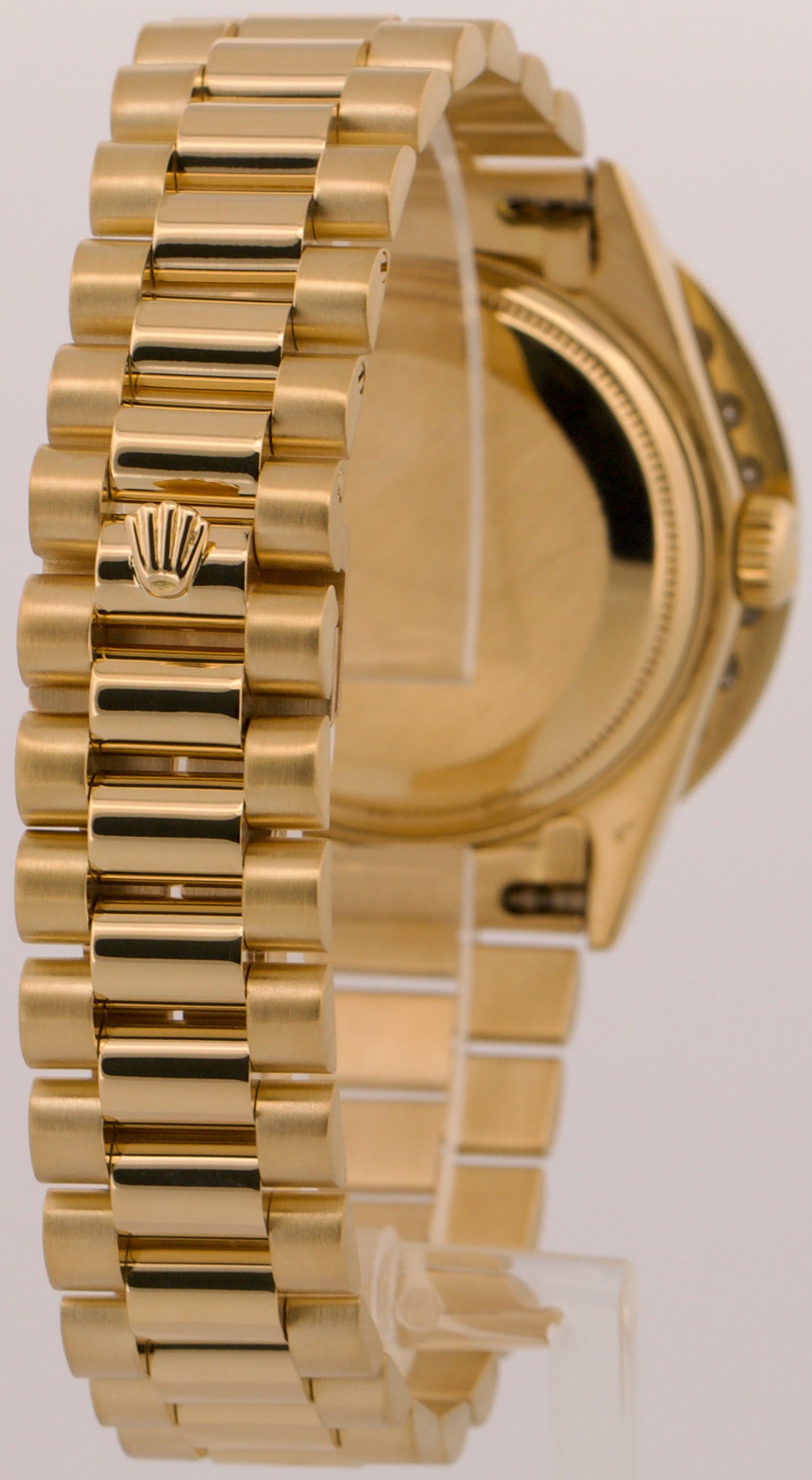 1983 PAPERS Rolex Day-Date President MOP DIAMOND 18K Yellow Gold 36mm 18038 BOX
