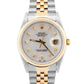 PAPERS Rolex DateJust 36mm MOP DIAMOND Two-Tone 18K Gold JUBILEE Watch 16233 BOX