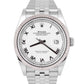 NEW MAR 2025 PAPERS Rolex DateJust 36mm WHITE ROMAN Steel Jubilee 126234 BOX