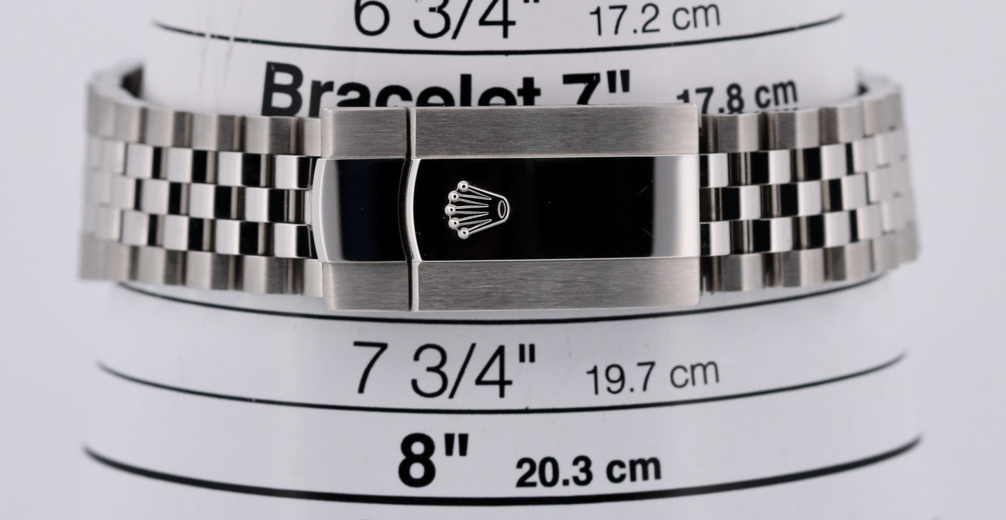 2024 PAPERS Rolex DateJust 41 RHODIUM 18K Gold Steel JUBILEE 41mm 126334 BOX