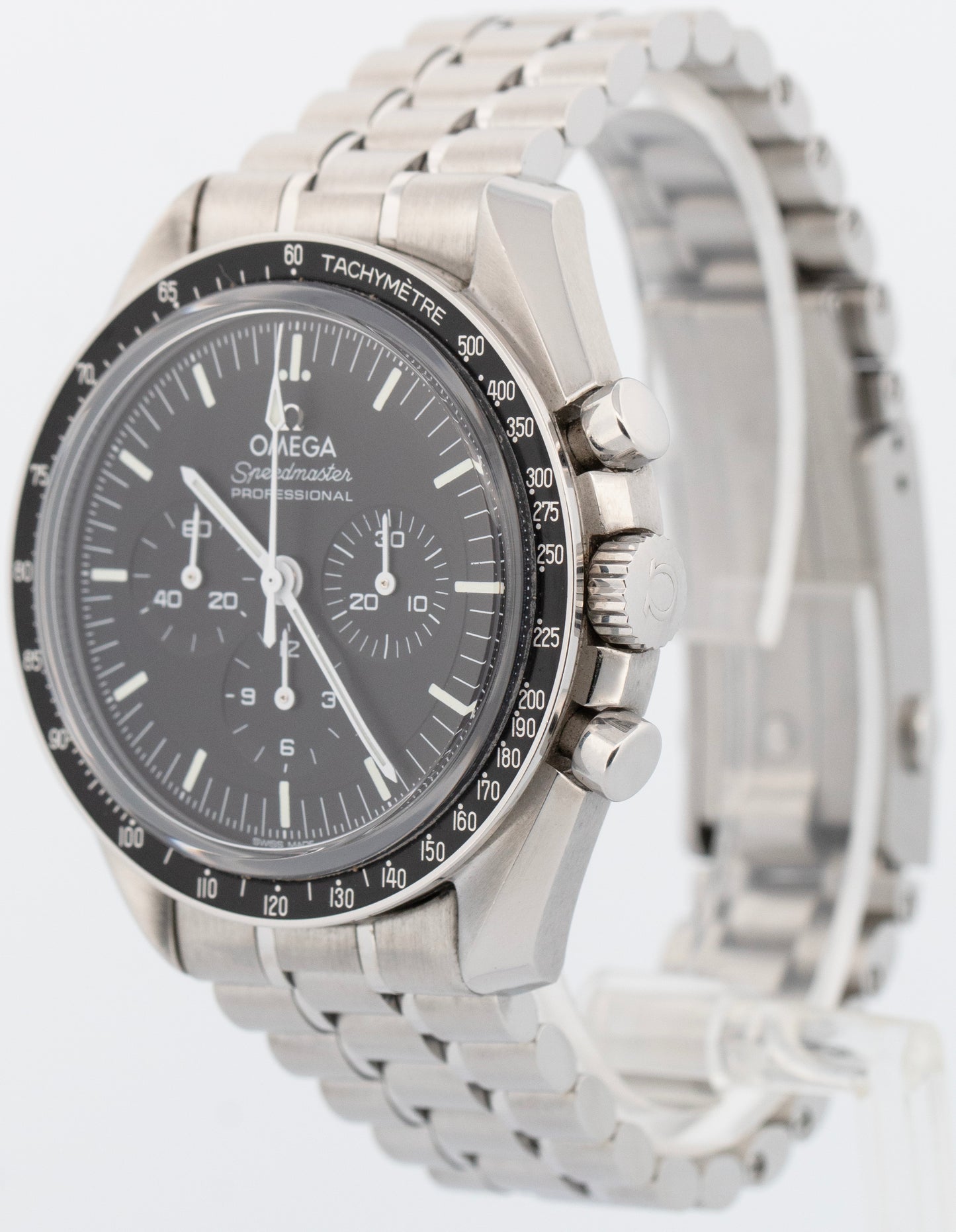 PAPERS Omega Speedmaster SAPPHIRE SANDWICH Steel Watch 310.30.42.50.01.002 BOX