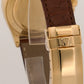 Rolex Daytona Cosmograph WHITE ARABIC 18K Yellow Gold Brown Leather 116518