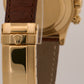 Rolex Daytona Cosmograph WHITE ARABIC 18K Yellow Gold Brown Leather 116518
