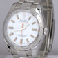 MINT Rolex Milgauss WHITE Orange Stainless Steel 40mm 116400 Oyster Watch