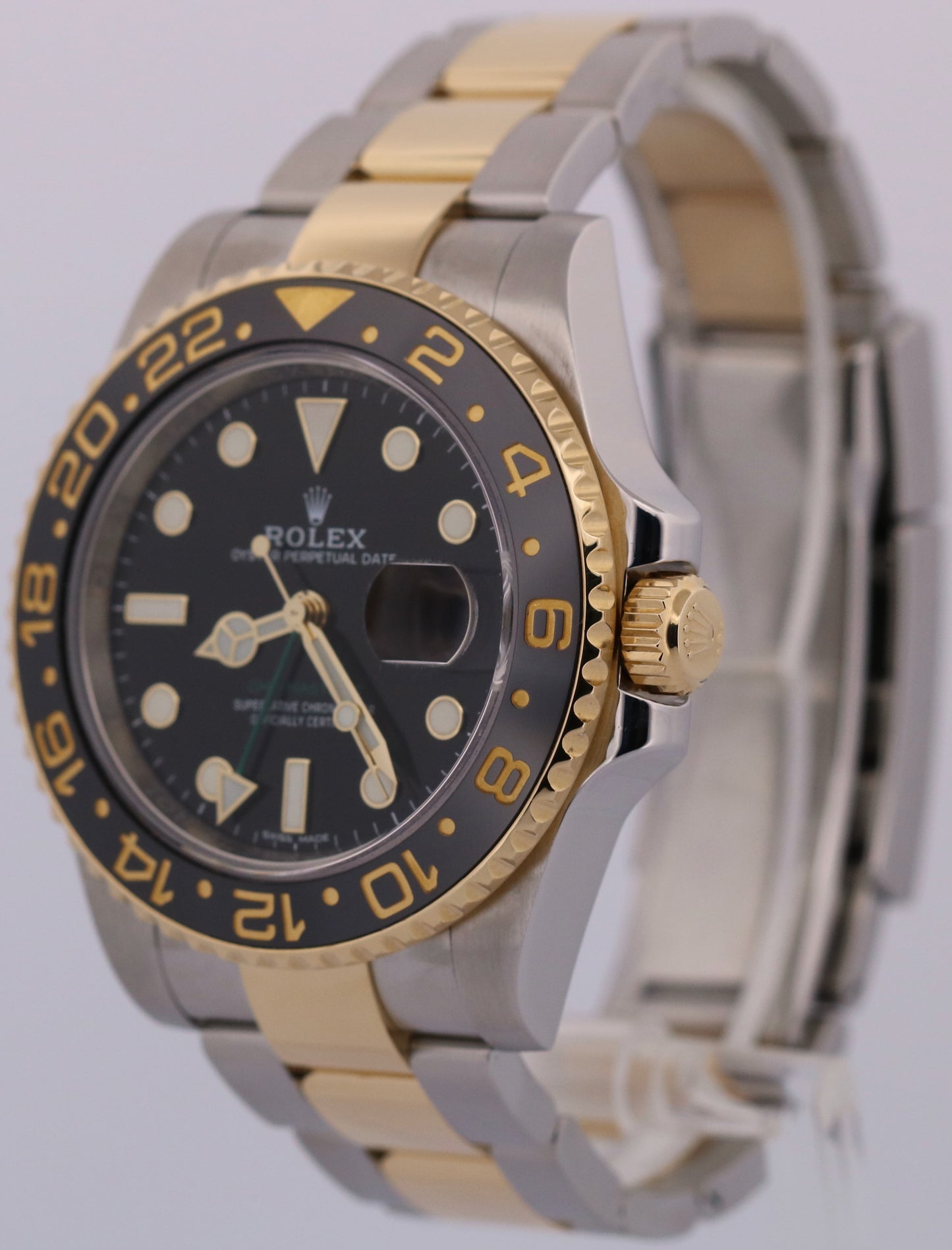 2024 RSC PAPERS Rolex GMT-Master II BLACK Ceramic 18K Steel 40mm 116713 LN BOX