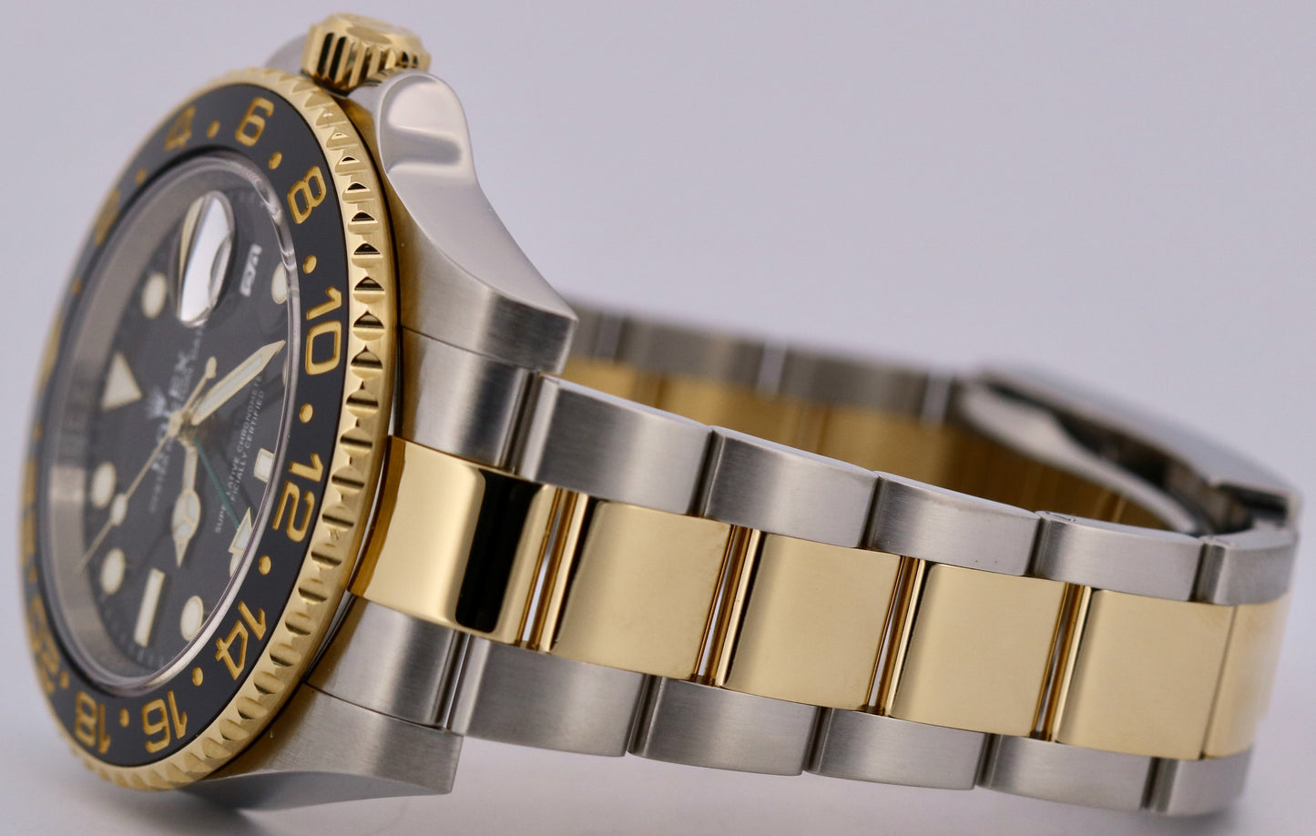 2024 RSC PAPERS Rolex GMT-Master II BLACK Ceramic 18K Steel 40mm 116713 LN BOX