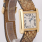 Cartier Tank Francaise 1840 SILVER GUILLOCHE 18K Yellow Gold  28x32mm W5000156