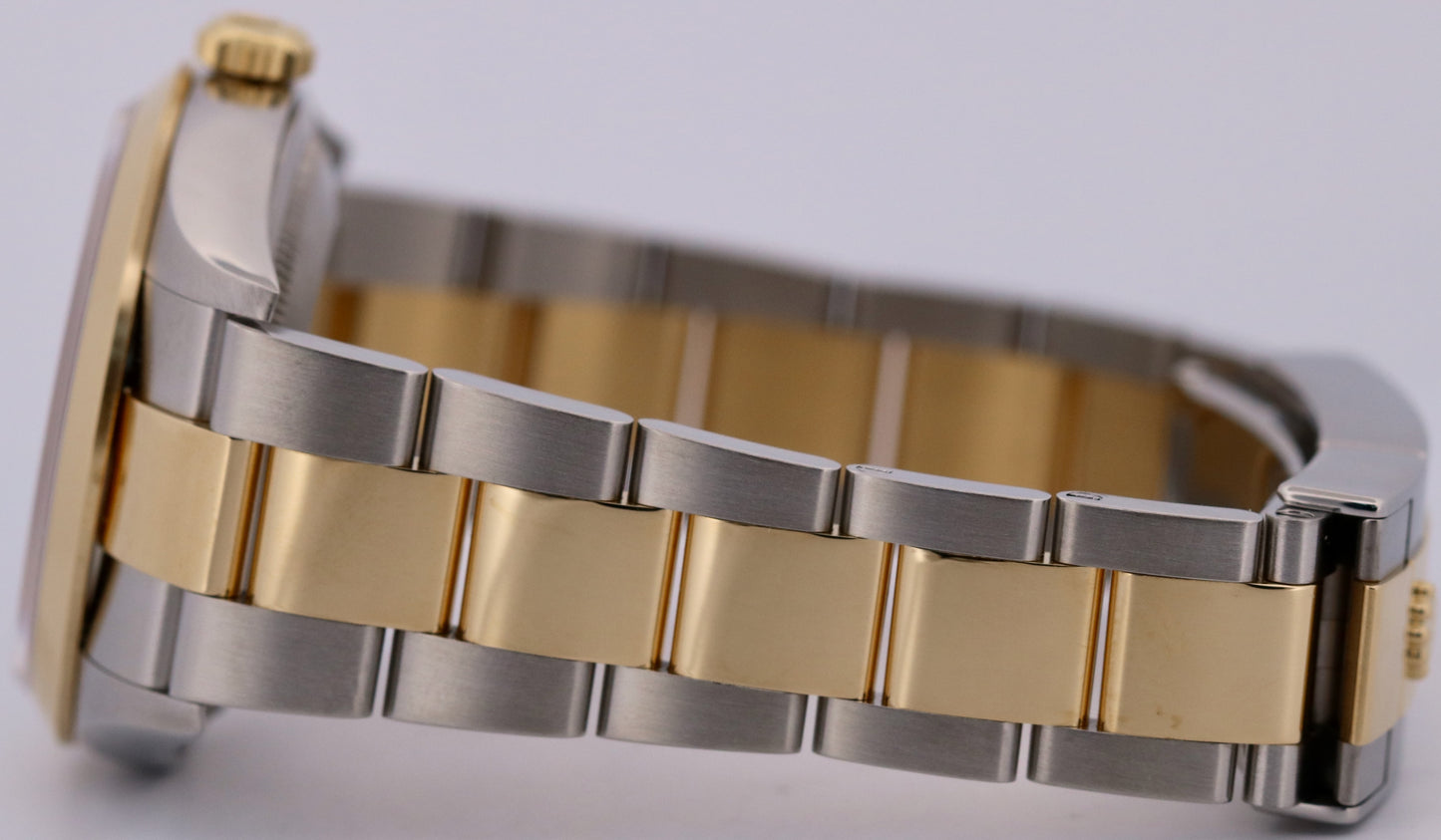 Rolex Explorer I BLACK Two-Tone 18K Yellow Gold Steel Oyster 36mm 124273 Watch