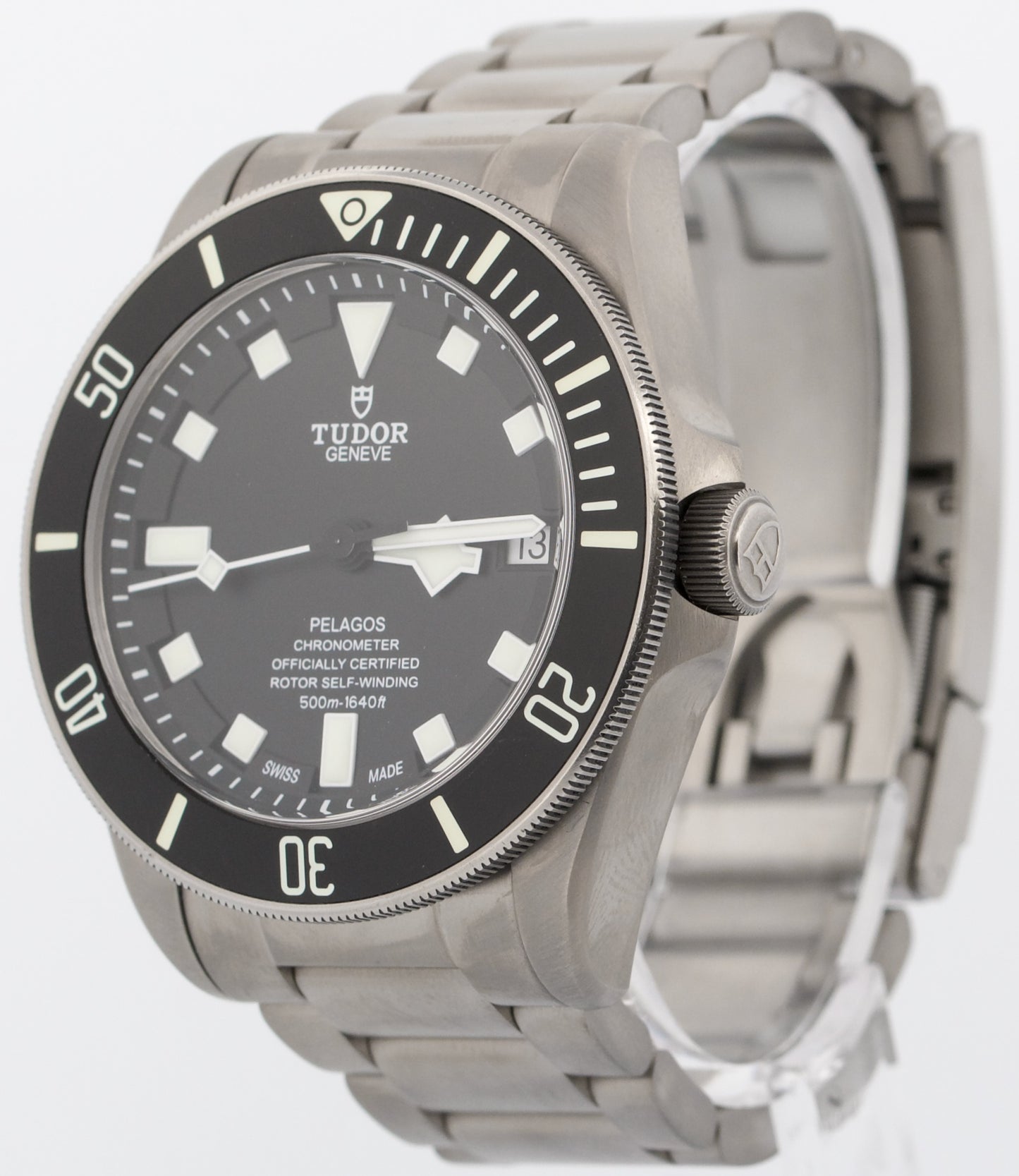 2017 PAPERS Tudor Pelagos BLACK Titanium 42mm Rubber 25600TN Dive Date Watch BOX