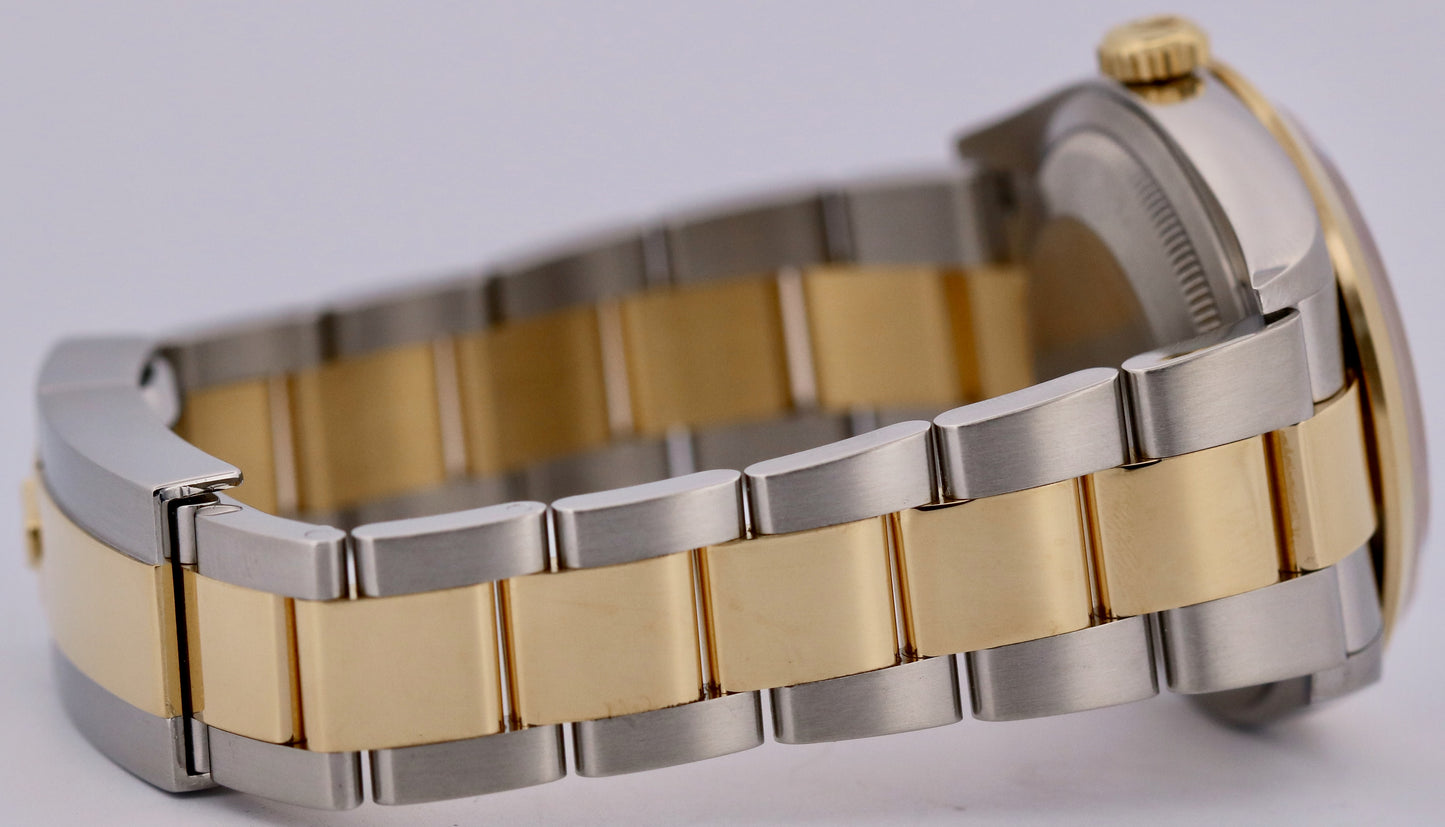 Rolex Explorer I BLACK Two-Tone 18K Yellow Gold Steel Oyster 36mm 124273 Watch