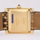 Cartier Tank Francaise 1840 SILVER GUILLOCHE 18K Yellow Gold  28x32mm W5000156