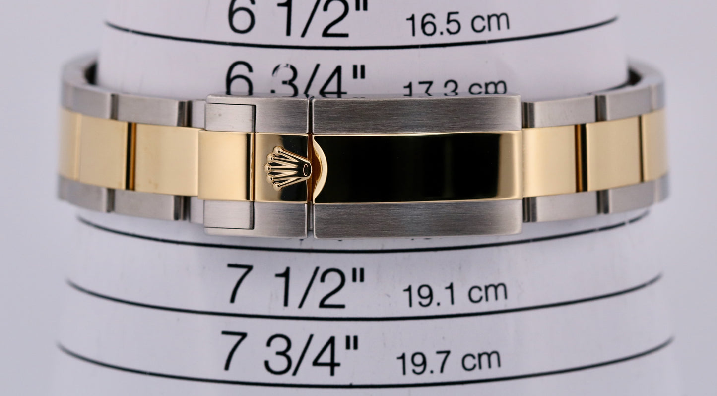 Rolex Explorer I BLACK Two-Tone 18K Yellow Gold Steel Oyster 36mm 124273 Watch