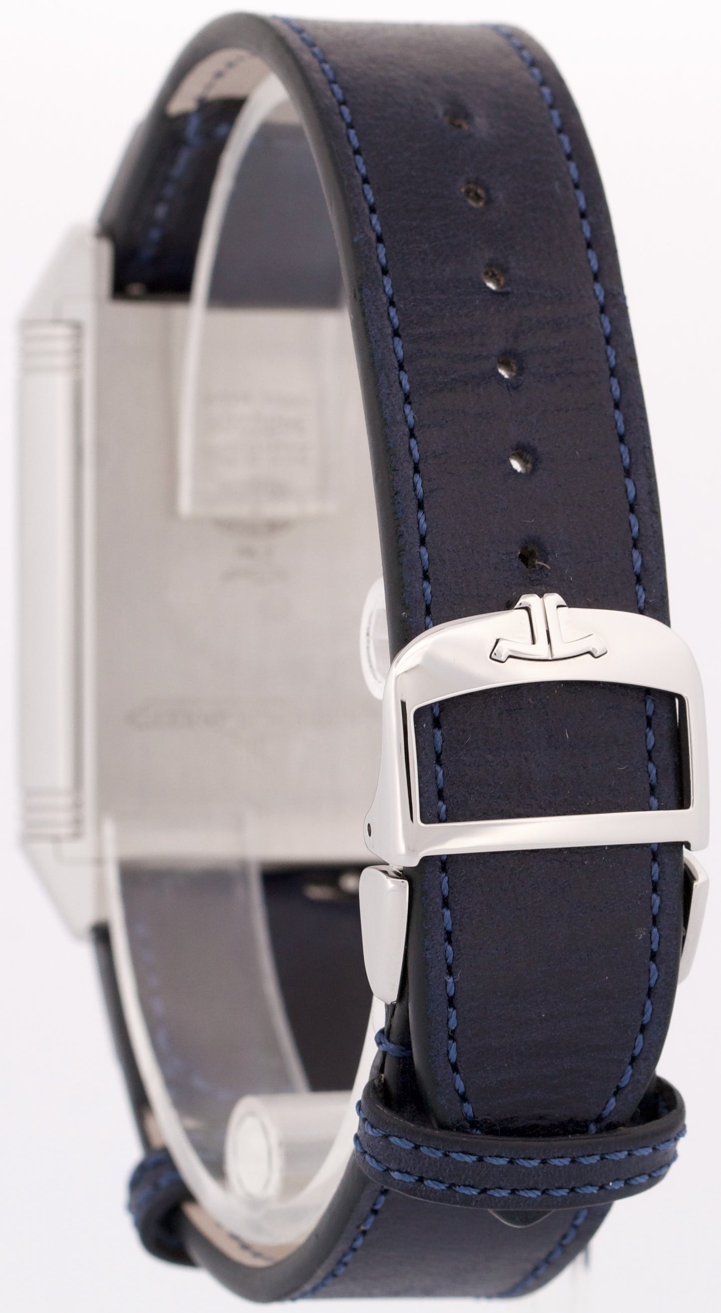 MINT PAPERS Jaeger LeCoultre Reverso Tribute Duoface BLUE SILVER Q3988482 BOX