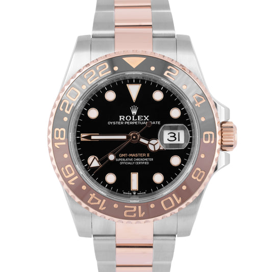 NEW APRIL 2024 Rolex GMT-Master II Two-Tone Root Beer Rose 40mm 126711 CHNR BOX