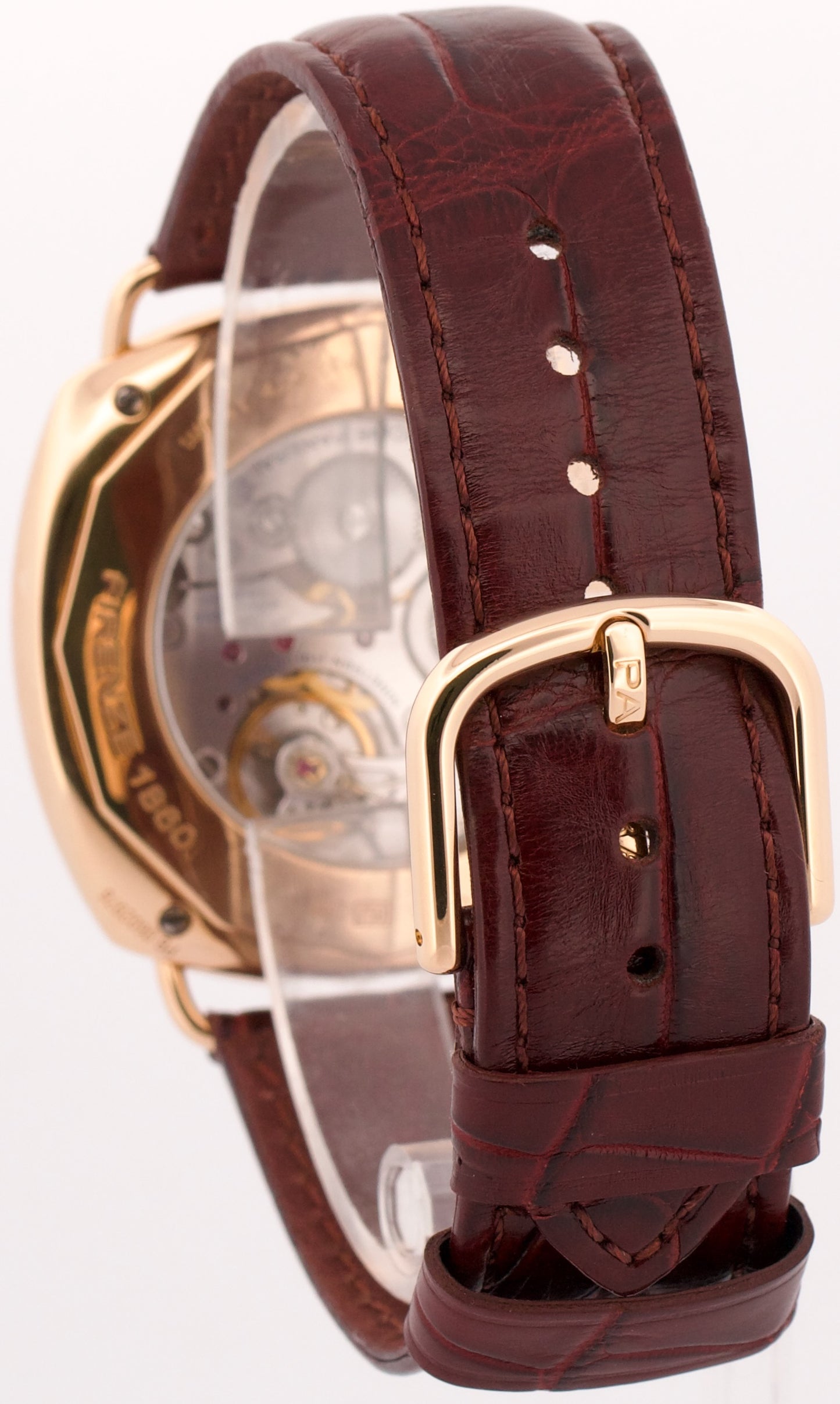 Panerai Radiomir 18k Rose Gold BROWN 42mm Manual Leather PAM00336 Watch BOX
