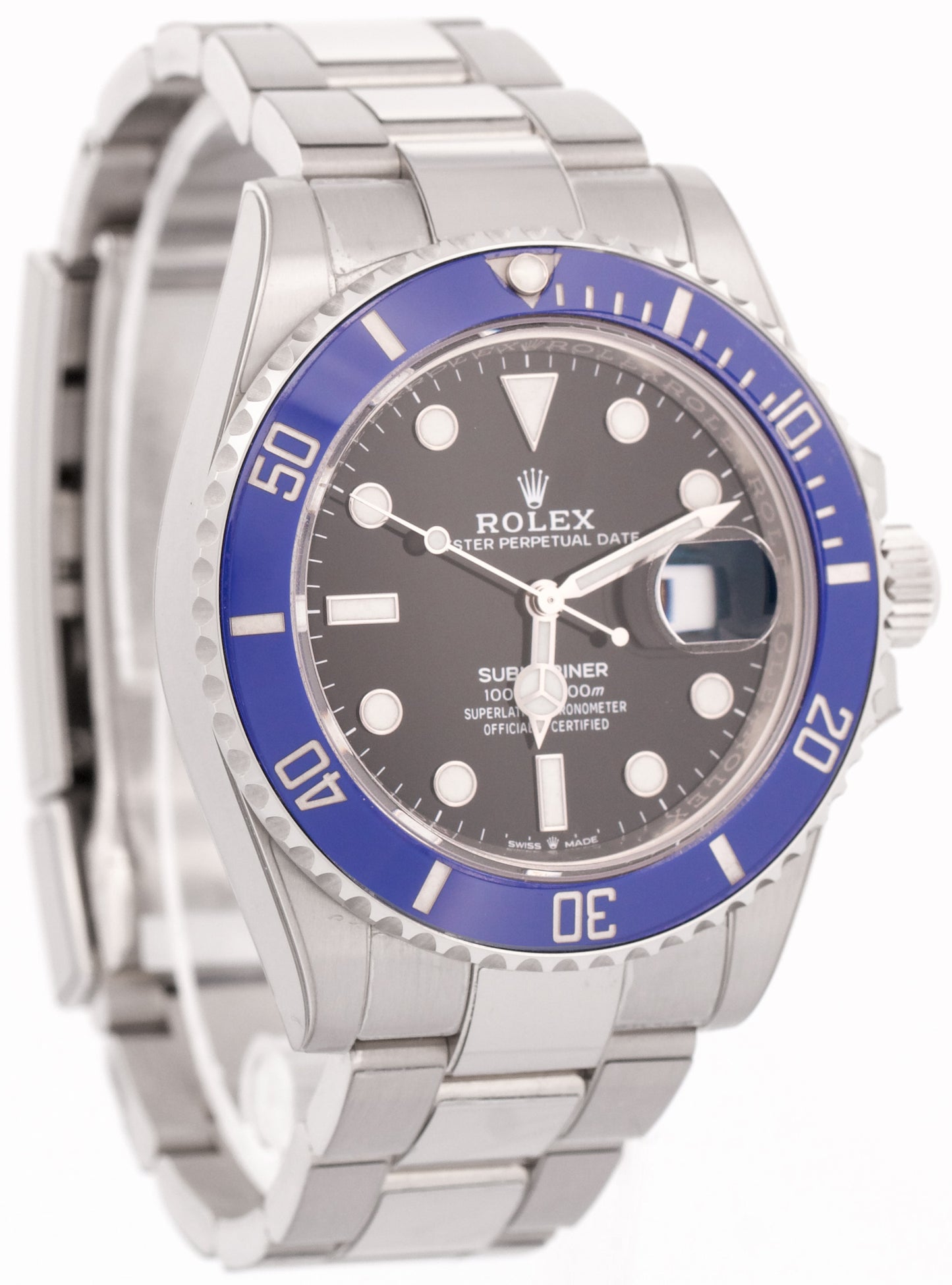 2022 PAPERS Rolex Submariner 126619 LB 18K Gold 41mm COOKIE MONSTER Blue BOX