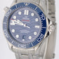 2022 PAPERS Omega Seamaster Steel BLUE WAVE 42mm 210.32.42.20.03.001 Watch